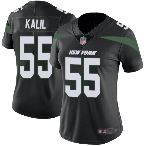 New York Jets Limited Black Women Ryan Kalil Alternate Jersey NFL Football 55 Vapor Untouchable